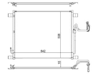 Запчасть радиатор кондиционера INFINITI FX35 2008-2012