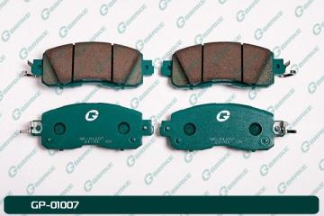 Фото запчасти колодки тормозные Nissan Leaf GBrake GP01007 новая запчасть Запчасть колодки тормозные Nissan Leaf GBrake GP01007