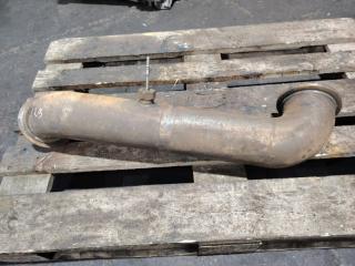 Приемная труба глушителя Shacman X3000 6X4 ТЯГАЧ 2023