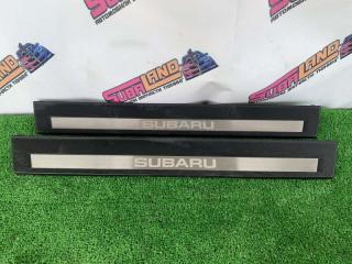 Накладки на пороги передние Subaru Legacy 2014 контрактная Накладки на пороги передние Subaru Legacy 2014