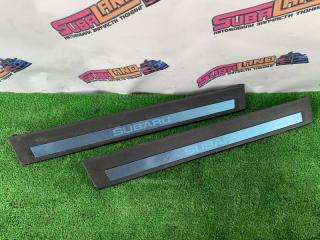 Накладки на пороги передние Subaru Outback 2009 контрактная Накладки на пороги передние Subaru Outback 2009