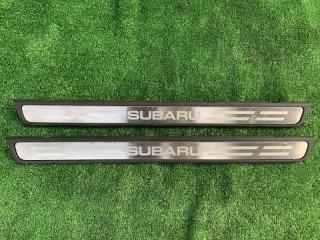Накладки на пороги передние Subaru Impreza 2011 контрактная Накладки на пороги передние Subaru Impreza 2011