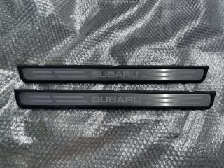 Накладки на пороги передние Subaru Impreza 2011 контрактная Накладки на пороги передние Subaru Impreza 2011