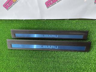 Накладки на пороги передние Subaru Outback 2013 контрактная Накладки на пороги передние Subaru Outback 2013