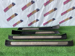 Накладки на пороги Subaru Outback 2007 контрактная Накладки на пороги Subaru Outback 2007