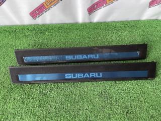 Накладки на пороги передние Subaru Outback 2011 контрактная Накладки на пороги передние Subaru Outback 2011