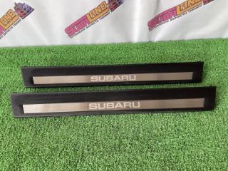 Накладки на пороги передние Subaru Outback 2010 контрактная Накладки на пороги передние Subaru Outback 2010