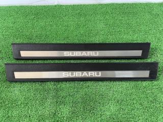 Накладки на пороги Subaru Outback 2010 контрактная Накладки на пороги Subaru Outback 2010