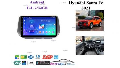 Запчасть магнитола штатная Hyundai Santa Fe 2021