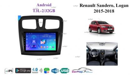 Запчасть магнитола штатная Renault Sandero 2015-2018