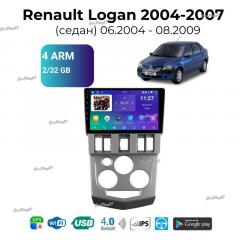 Запчасть магнитола штатная Renault Logan 2004-2007