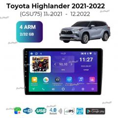 Магнитола штатная Toyota Highlander 2021-2022