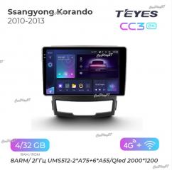Запчасть магнитола штатная Ssangyong Korando 2010-2013