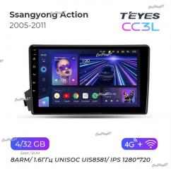 Запчасть магнитола штатная Ssangyong Action 2005-2011