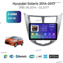 Магнитола штатная Hyundai Solaris 2011-2017