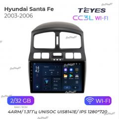 Магнитола штатная Hyundai Santa Fe 2003-2006