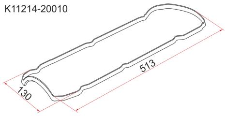 Прокладка клапанной крышки TOYOTA