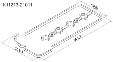 Прокладка клапанной крышки TOYOTA Allion