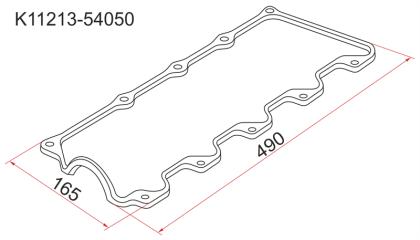 Прокладка клапанной крышки TOYOTA HIACE 89-