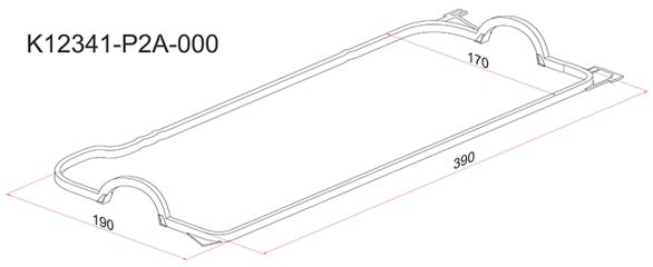 Прокладка клапанной крышки HONDA ACCORD