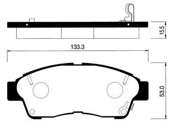 Колодки TOYOTA Camry