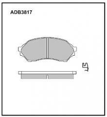 Запчасть колодки MAZDA FAMILIA