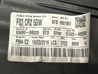 Механизм стеклоподъёмника задний правый i30 GD