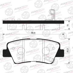Запчасть тормозные колодки