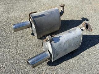 Бочка глушителя задняя Subaru Outback 2007 контрактная Бочка глушителя задняя Subaru Outback 2007