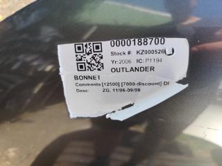 Bonnet MITSUBISHI OUTLANDER CW5W 4B12