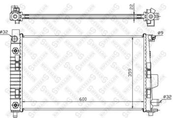 Радиатор Mercedes-Benz A-class