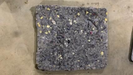 Запчасть шумоизоляция пола задняя левая Toyota Camry 2015