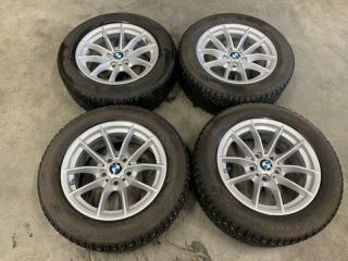 Комплект из 4-х Колесо шипованное R16 / 205 / 60 Nokian Hakkapeliitta 9 5x112 лит. 22ET (б/у)