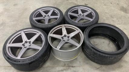 Комплект из 4-х Колесо летнее R21 / 295 / 35 Michelin Pilot Sport 4 5x112 лит. 20ET (б/у)