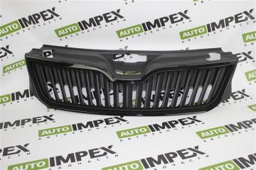 Решетка радиатора с черным молдингом Skoda RAPID 2014-2020