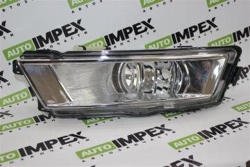 Туманка (хром) левая Skoda RAPID 2014-2017