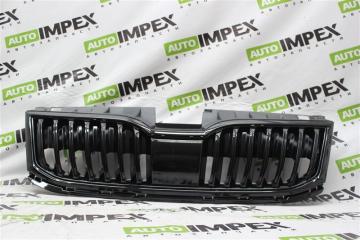 Решетка радиатора тюнинг (Черный глянец) Skoda OCTAVIA 2017-2020