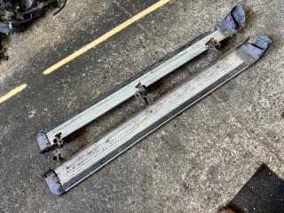 Запчасть Подножка  MITSUBISHI PAJERO  Контрактный  Комплект. 5дверей,  правая+левая алюминиевые продаются парой стоимость за пару