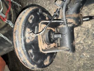 Балка задняя TOYOTA COROLLA FIELDER NZE121 2WD, BARABAN 2 ракурс