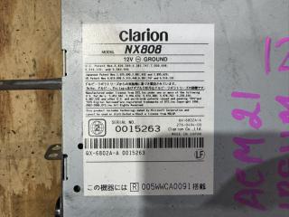 Магнитофон TOYOTA IPSUM ACM21 clarion NX808 3 ракурс