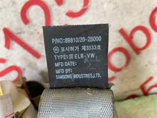 Ремень безопасности правый задний Hyundai Santa Fe CM D4EB 898202B000J4, 898202B000 4 ракурс