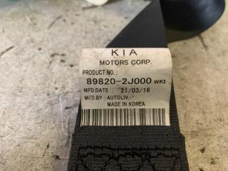 Ремень безопасности правый задний Kia Mohave HM D6EB 898202J000, 898202J000wki 2 ракурс