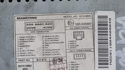 Магнитофон SsangYong Actyon CK D20DTF (671950) 8911034002 3 ракурс