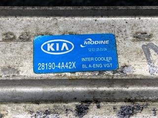 Радиатор интеркулера Kia Sorento BL D4CB 281904A42X, AP100564 5 ракурс