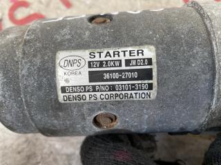 Стартер Hyundai Santa Fe CM D4EB 3610027010, 031013190 5 ракурс