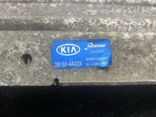 Радиатор интеркулера Kia Sorento BL D4CB 281904A42X 3 ракурс
