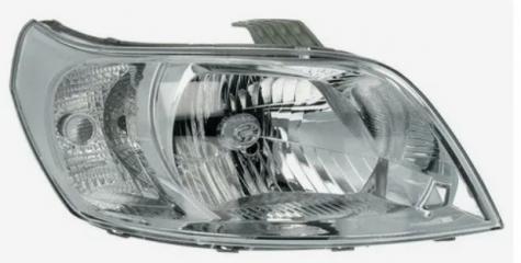 Стекло фары правое Chevrolet Aveo 1 2008-2011