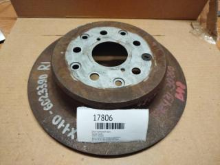 Запчасть диск тормозной задний toyota mark II