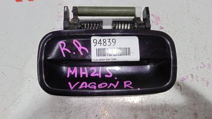 Ручка двери правая задняя SUZUKI WAGON R MH21S K6A 8280358J00ZED 5 ракурс
