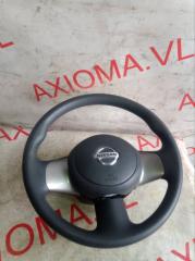 Руль с airbag NISSAN MARCH NK13 HR12DE 484301HJ4A 1 ракурс